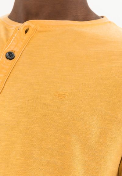 Жълта тениска Camel Active, с копчета