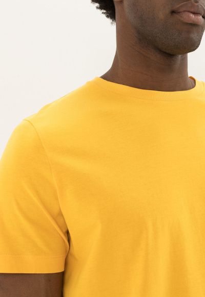 Едноцветна тениска Camel Active, цвят горчица