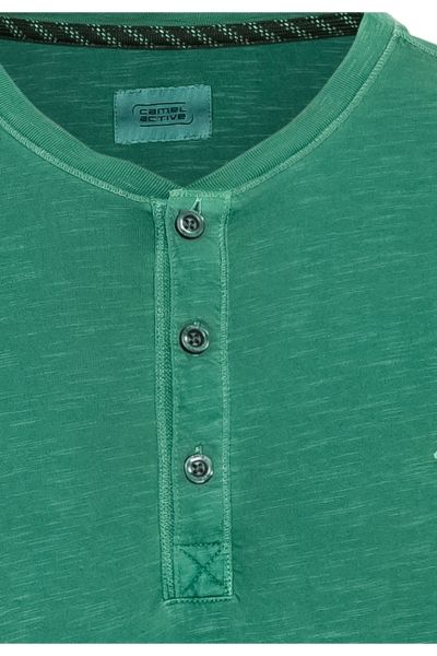 Зелена тениска с копчета Camel Active