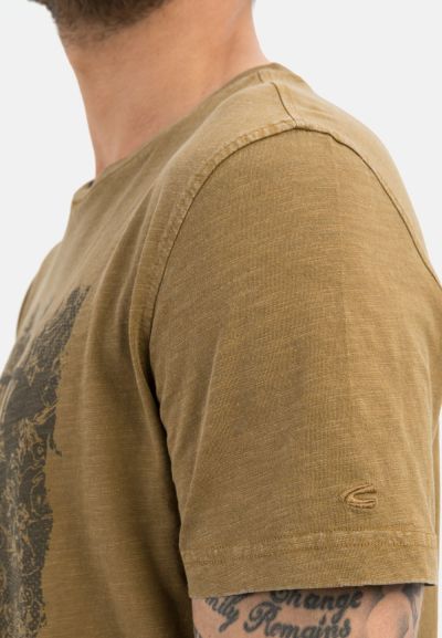 Кафява тениска Camel Active, с принт