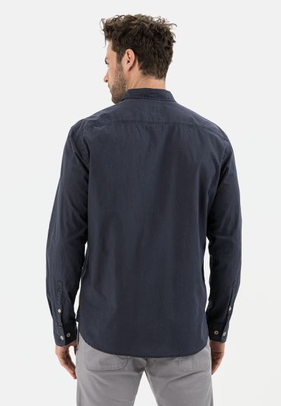 Тъмно синя риза Camel Active с един джоб