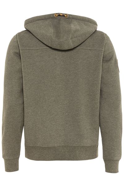 Суичър с качулка Camel Active, цвят olive-brown