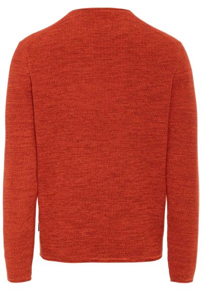 Оранжево-червен памучен пуловер Camel Active