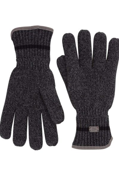 Тъмно сиви плетени ръкавици Camel Active
