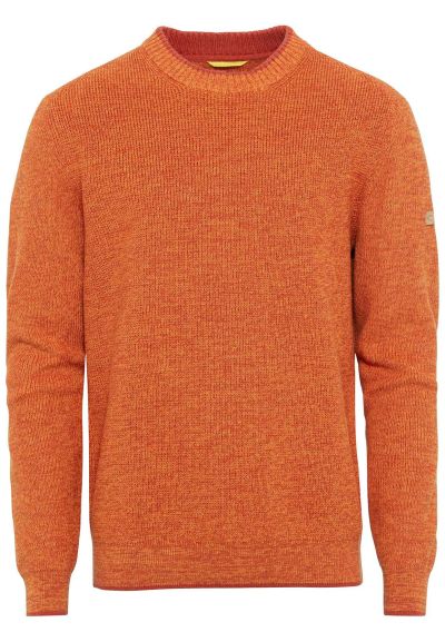 Оранжев памучен пуловер Camel Active