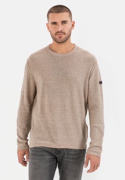 Лек светъл пуловер Camel Active, лен и памук