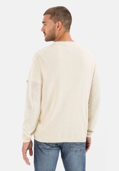 Тънък пуловер Camel Active, лен и памук