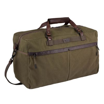 Сак Camel Active от промазан памук и кожени дръжки