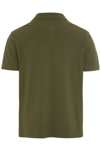 Тениска с яка Camel Active, цвят Olive-brown