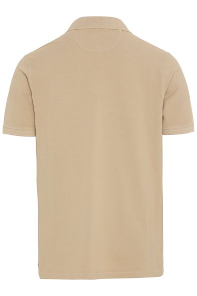 Тениска с яка Camel Active цвят екрю