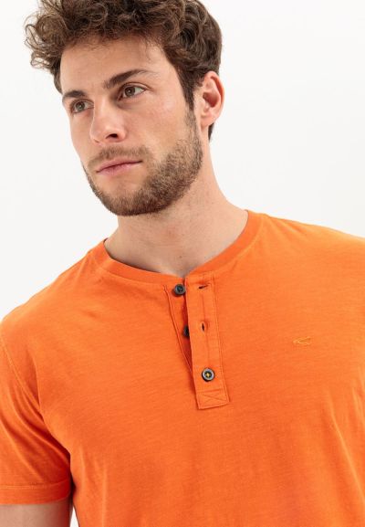 Оранжева тениска Camel Active с копчета