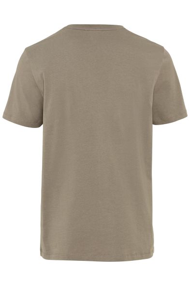 Памучна тениска с лого Camel Active, цвят каки