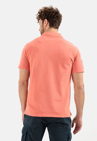 Оранжева тениска с яка Camel Active