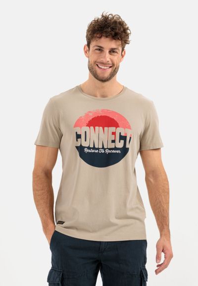 Тениска с принт Camel Active