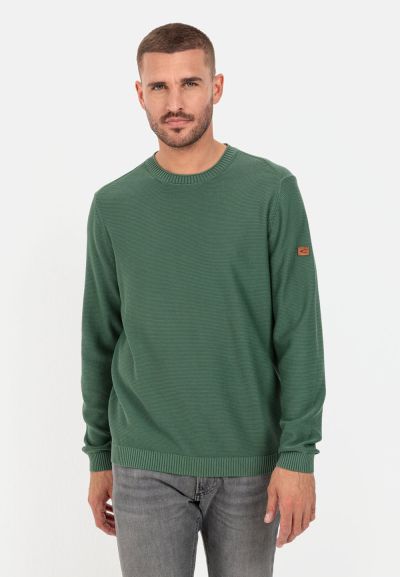 Зелен пуловер Camel Active, органичен памук