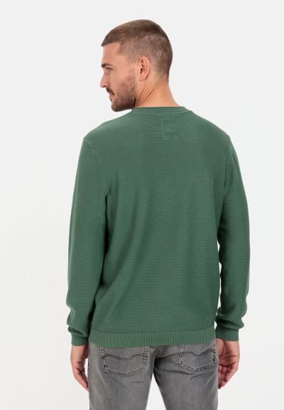 Зелен пуловер Camel Active, органичен памук