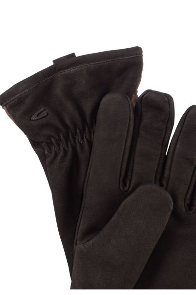 Кожени ръкавици Camel Active, цвят тъмно сив
