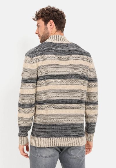 Раиран плетен пуловер Camel Active