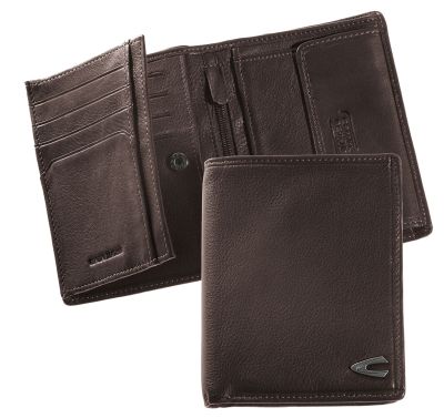 Вертикален кафяв портфейл Camel Active