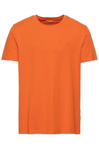 Едноцветна оранжева тениска Camel Active, памук