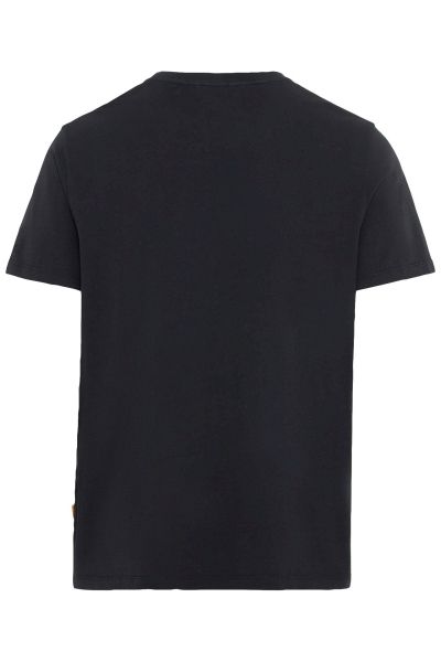 Черна тениска с лого Camel Active, органичен памук