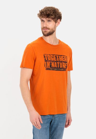 Оранжева тениска Camel Active, принт