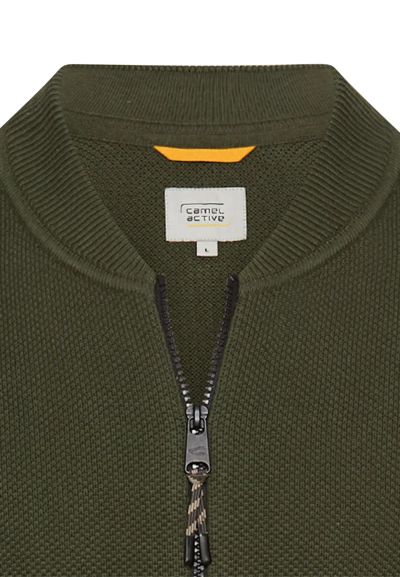 Памучна жилетка с цип Camel Active