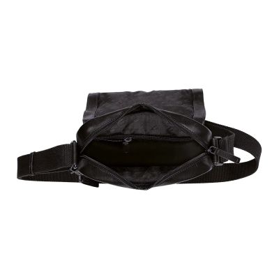 Черна кожена чанта Camel Active 