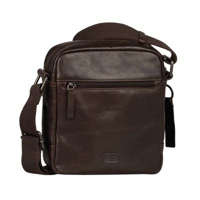 Кафява кожена чантичка Camel Active 