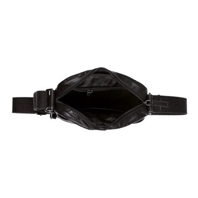 Черна кожена чантичка Camel Active 
