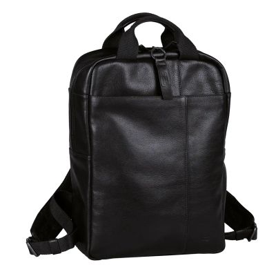 Черна кожена раница Camel Active