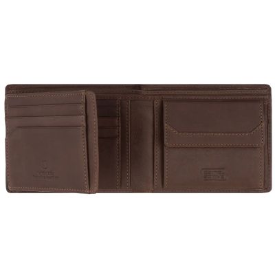 Кафяв импрегниран портфейл Camel Active
