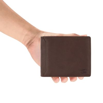 Кафяв импрегниран портфейл Camel Active