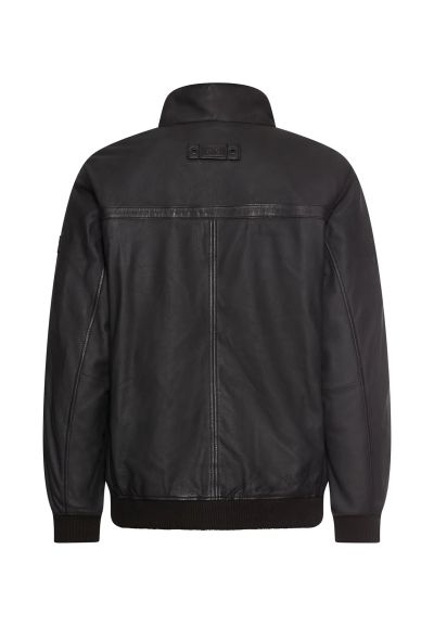 Черно кожено яке Camel Active