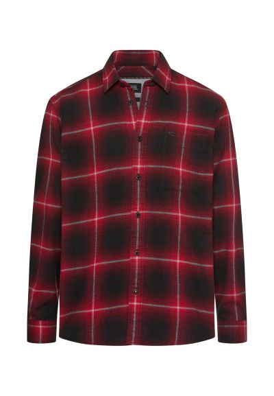 Тъмно червена карирана риза Camel Active, fleXXXactive