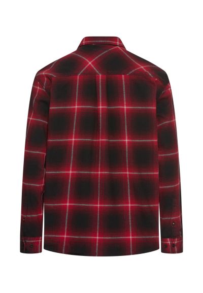 Тъмно червена карирана риза Camel Active, fleXXXactive