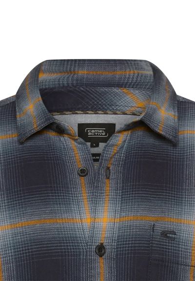 Тъмна карирана риза Camel Active, fleXXXactive