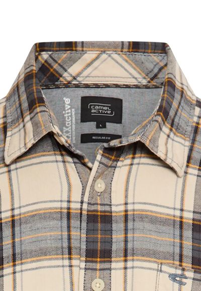 Светла карирана риза Camel Active, fleXXXactive