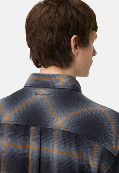 Тъмна карирана риза Camel Active, fleXXXactive