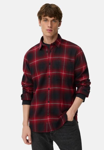 Тъмно червена карирана риза Camel Active, fleXXXactive