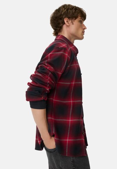 Тъмно червена карирана риза Camel Active, fleXXXactive