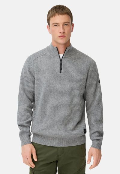 Сив вълнен пуловер Camel Active