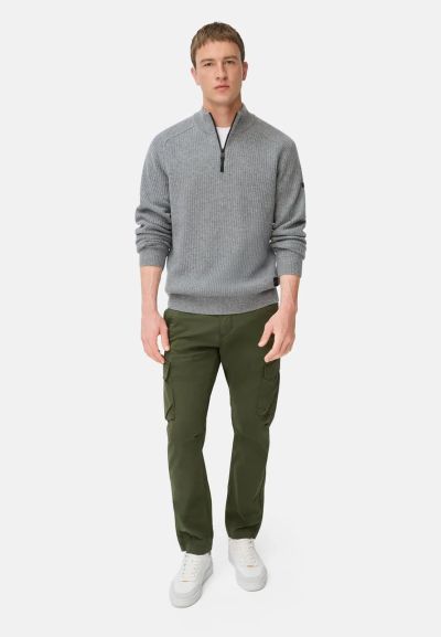 Сив вълнен пуловер Camel Active