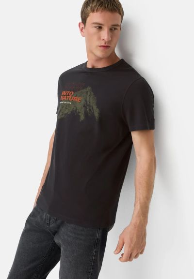 Сива тениска Camel Active с принт