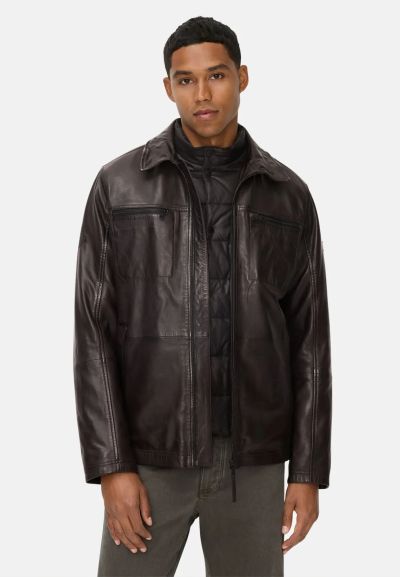 Капитонирано кожено яке Camel Active