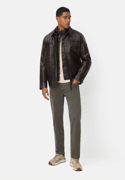 Капитонирано кожено яке Camel Active