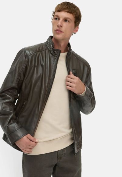 Късо кожено яке Camel Active