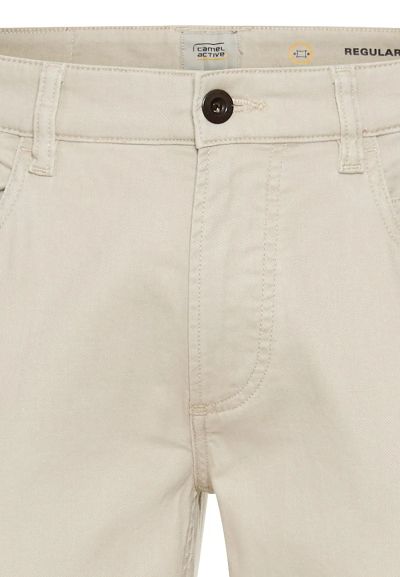 Светъл панталон Camel Active, памук и еластан