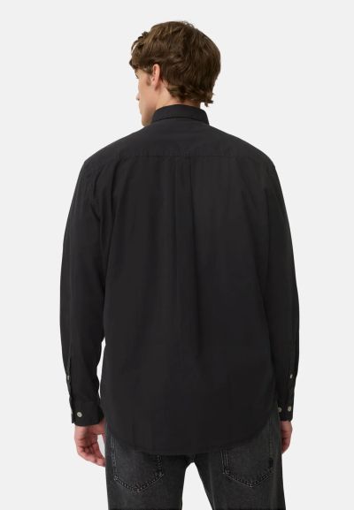 Черна риза с дълъг ръкав Camel Active