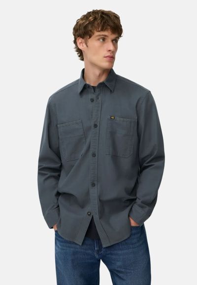 Тъмно синя риза Camel Active, памук